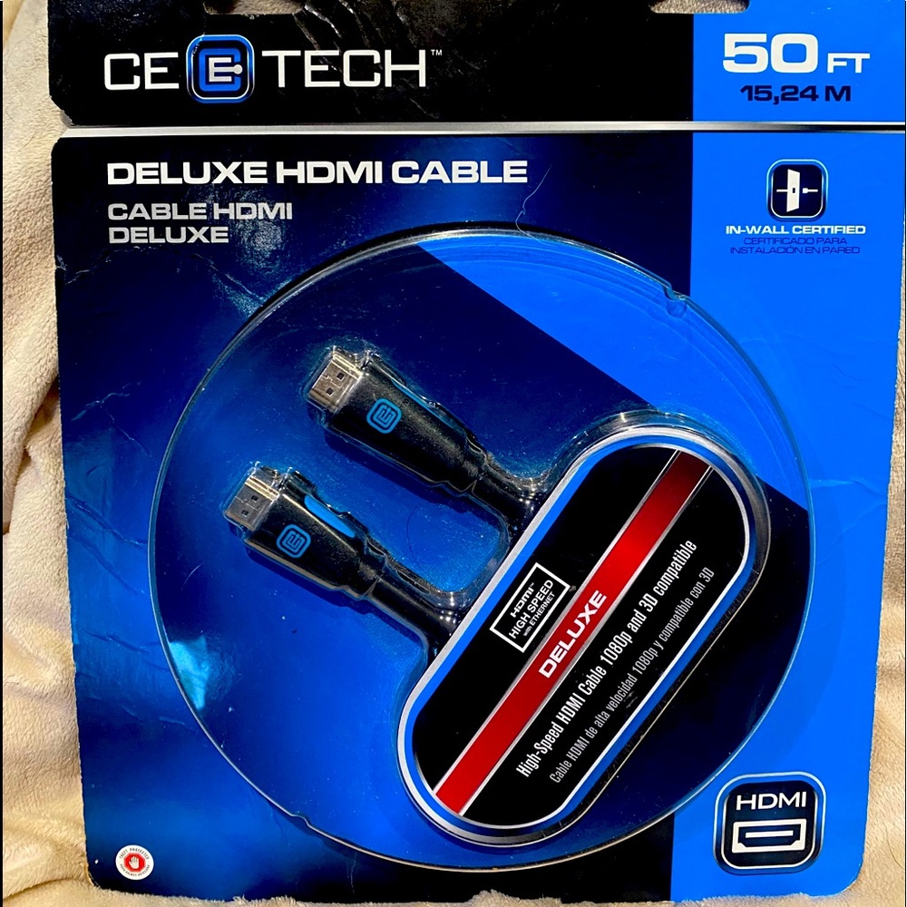 CE tech do you lux HDM I cable 50 foot